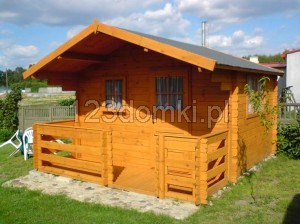 Domek drewniany letniskowy - domek z drewna