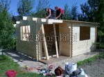 Domek drewniany letniskowy - domek z drewna budowa montaż