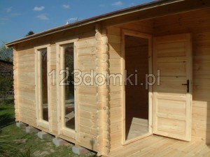 Domek drewniany letniskowy - domek z drewna 6x4