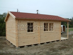 Domek drewniany letniskowy - domek z drewna