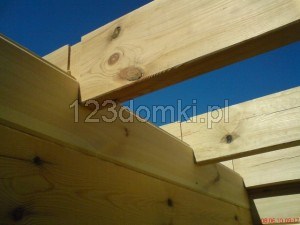 Domek drewniany letniskowy - domek z drewna montaż